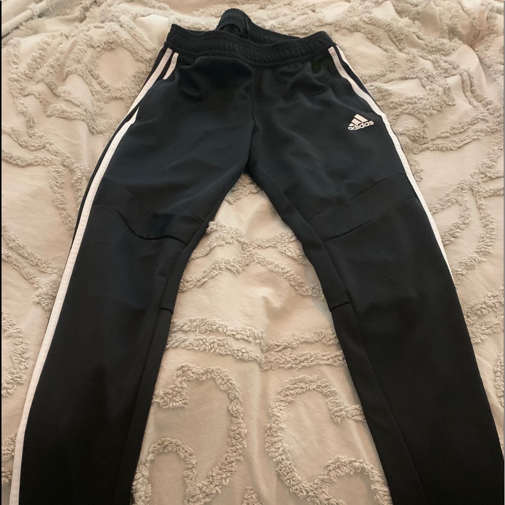 Adidas black track pants
